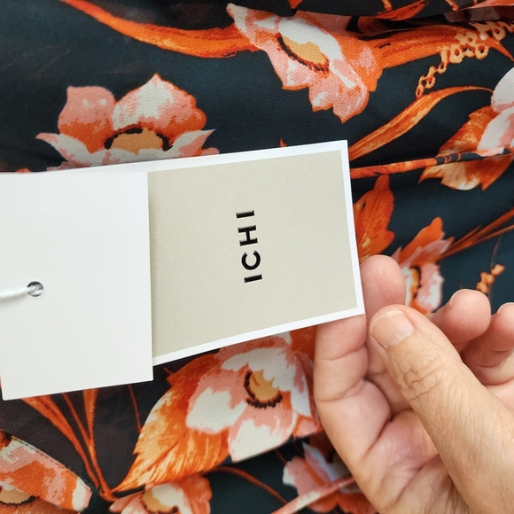 ICHI Denmark Floral Women's Blouse 2 Piece Blouse - Floral NWT - Picture 8 of 11